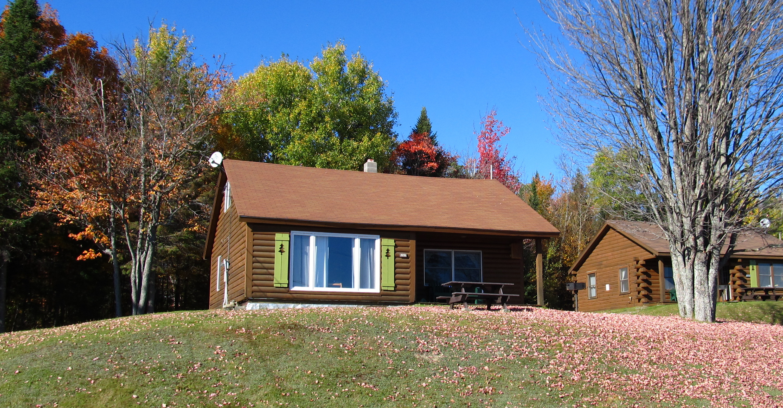 Cozy Log Cabins In Pittsburg Nh On First Connecticut Lake